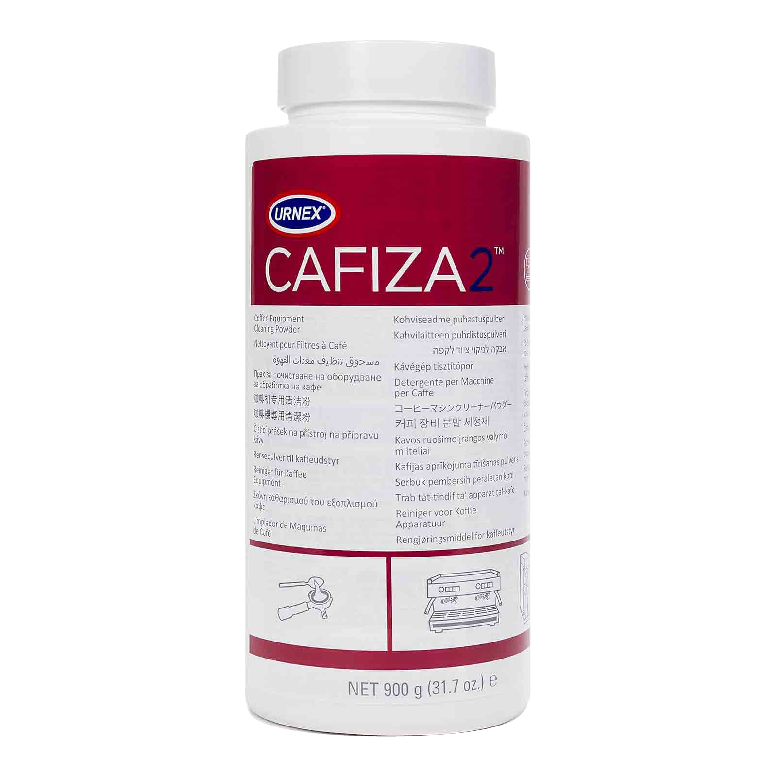 Cafiza 2 de Urnex 900 gramos para limpieza de cafeteras espresso
