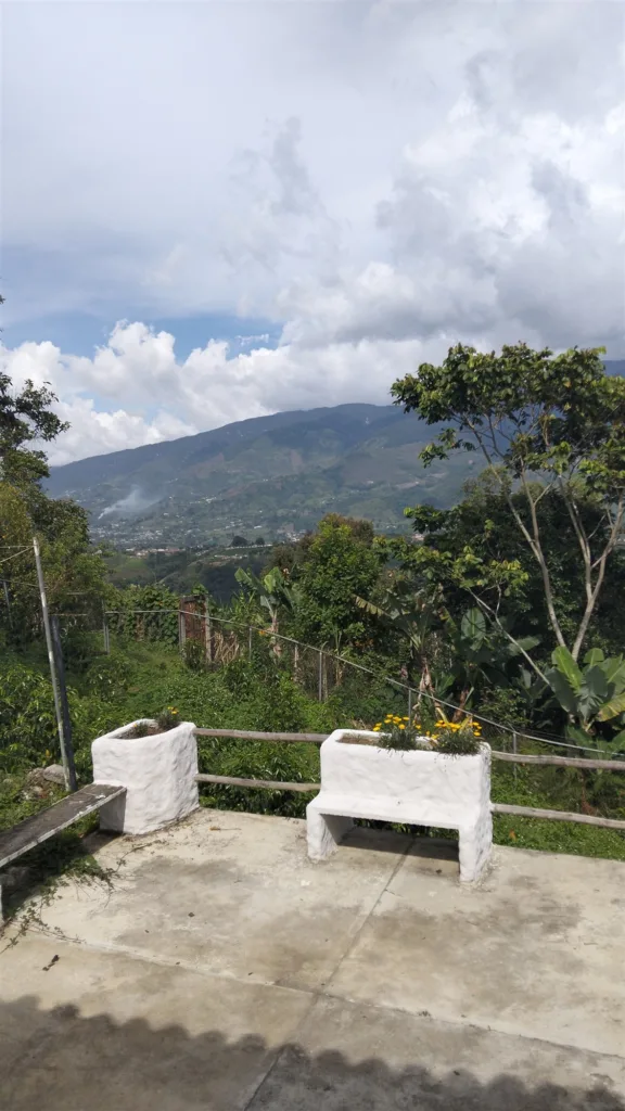 Mirador sobre las laderas cafeteras del municipio Boconó, en el estado Trujillo (Venezuela)